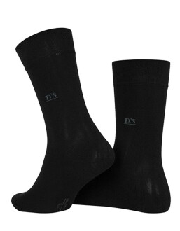 D'S Damat Erkek Bambu Çorap Düz Siyah 40-44 - 5