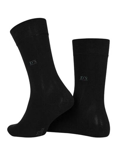 D'S Damat Erkek Bambu Çorap Düz Siyah 40-44 - 5