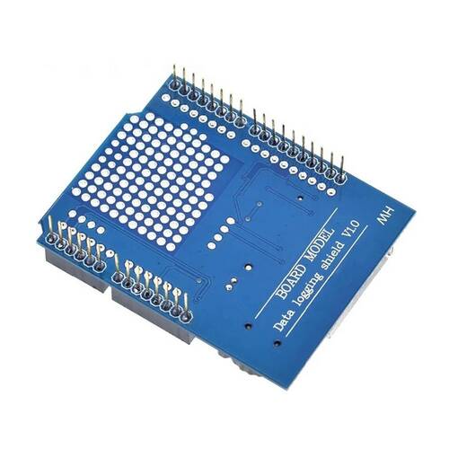Data Kayıt SD Kartlı Data Logging Shield Reset Butonlu
