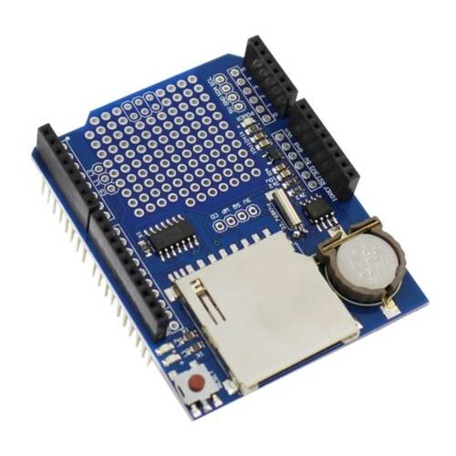 Data Kayıt SD Kartlı Data Logging Shield Reset Butonlu
