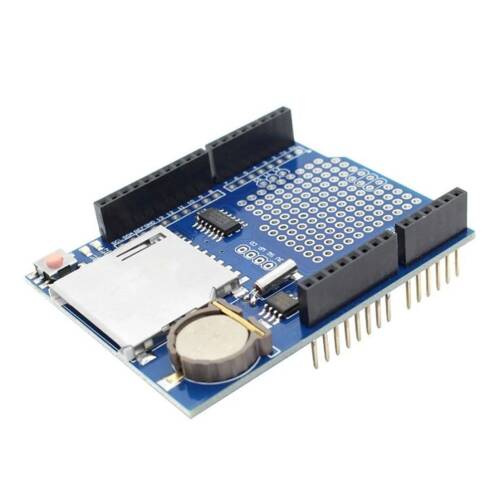 Data Kayıt SD Kartlı Data Logging Shield Reset Butonlu - 1