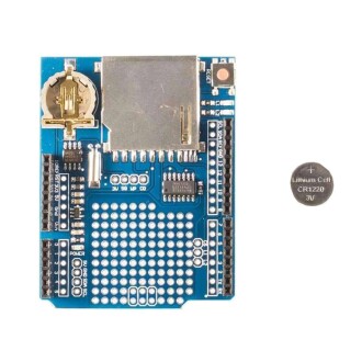 Data Kayıt SD Kartlı Data Logging Shield Reset Butonlu - 9