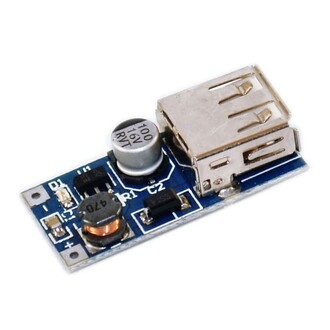 Aek-Tech - DC-DC Boost Modül (0.9V~5V) to 5V 600MA USB Boost Devre Kartı