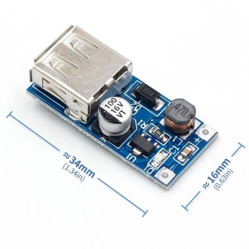 DC-DC Boost Modül (0.9V~5V) to 5V 600MA USB Boost Devre Kartı - 4