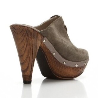 Deda Bayan Işıltılı Taş Detaylı Gri Süet Terlik 616 - 3