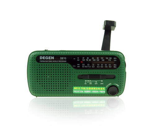 DEGEN DE-13 Solar Radyo Krank Dinamo FM MW SW1 SW2 - 1