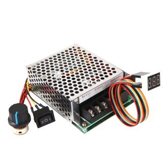 Dijital Göstergeli Takometreli Çift Yönlü İleri Geri DC Motor Hız Regülatörü 40A 12V24V36
