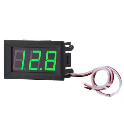 Dijital Mini Voltmetre 0.56" DC 0 30V Yeşil Işıklı - 1