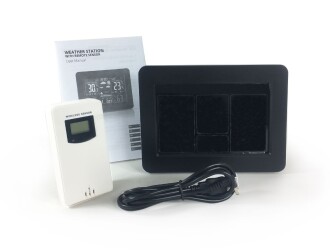 Dijital Renkli Ekran Telsizli Kablosuz Hava İstasyonu İç Dış - 7