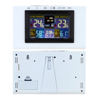 Dijital Renkli Kablosuz Hava İstasyonu TS-H127G - 4