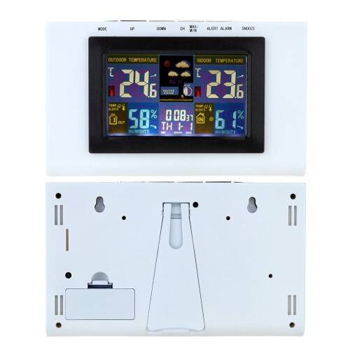 Dijital Renkli Kablosuz Hava İstasyonu TS-H127G - 4