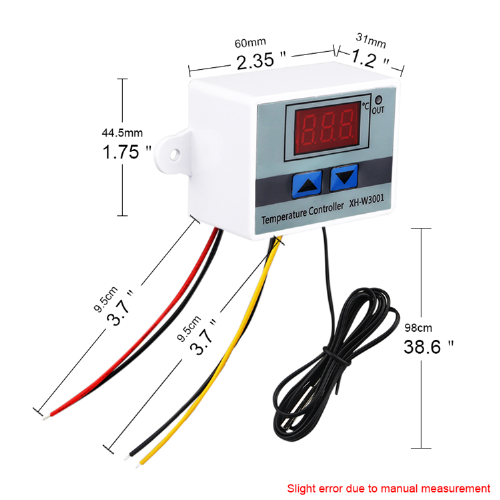 Dijital Sıcaklık Kontrol Termostatı 12V - 4