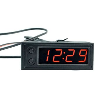 Dijital Termometre Voltmetre ve Saat Komponent Led 22mm Kırmızı