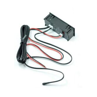 Dijital Termometre Voltmetre ve Saat Komponent Led 22mm Kırmızı - 2