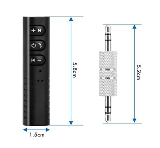 Diwu 3.5mm Mini Bluetooth 4.1 Araç Kiti - Thumbnail