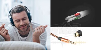 Diwu AUX Stereo 3.5mm Data Ses Örgü Kablo Bakır - 8