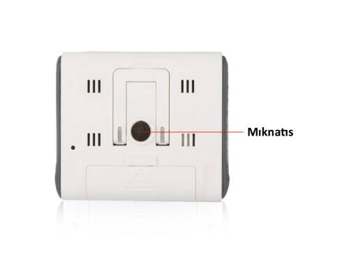 Diwu DC102 ve DC103 İç Dış Max-Min Prob Termometre Nem Ölçer Saat Seti - 9