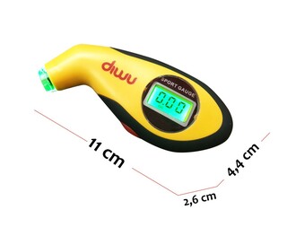 Diwu Digital Tyre Air Pressure Gauge Meter - 3