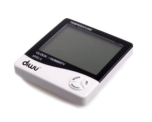 Diwu HTC-1 Saatli Nem Ölçer ve Termometre - 6