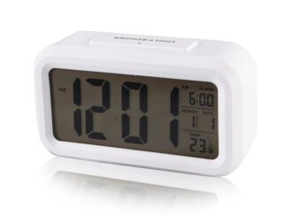 Diwu Optik Masaüstü Saat Takvim Termometre Beyaz - 2