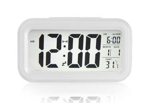Diwu Optik Masaüstü Saat Takvim Termometre Beyaz - 3