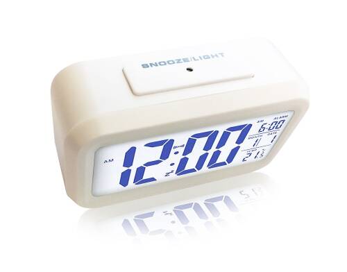 Diwu Optik Masaüstü Saat Takvim Termometre Beyaz - 5