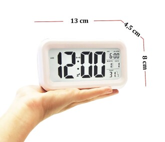 Diwu Optik Masaüstü Saat Takvim Termometre Beyaz - 7