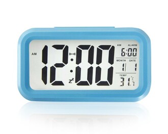 Diwu Optik Masaüstü Saat Takvim Termometre Mavi - 3