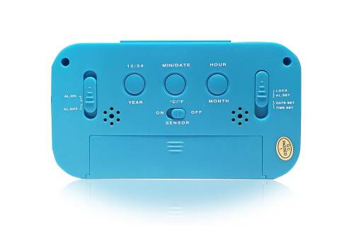 Diwu Optik Masaüstü Saat Takvim Termometre Mavi - 4