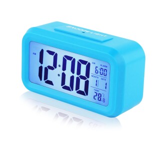 Diwu Optik Masaüstü Saat Takvim Termometre Mavi - 6