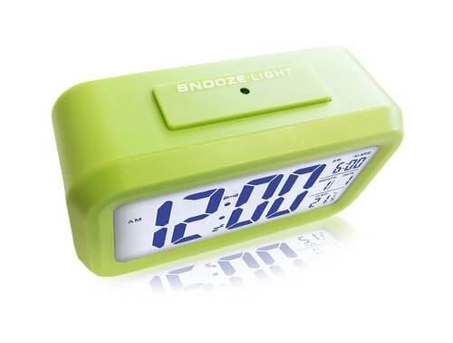 Diwu Optik Masaüstü Saat Takvim Termometre Yeşil - 5