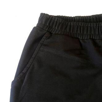 D'S Damat Beli Lastikli Fleto Cepli Rahat Kesim Günlük Erkek Spor Şort Siyah - 6