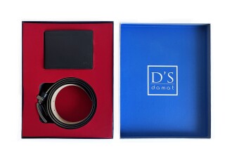 D&apos;S DAMAT Cüzdan ve Kemer Seti Siyah-120 - 2