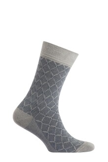 D'S Damat Erkek Bambu Çorap Baklava Gri 40-44 - 2