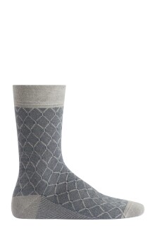 D'S Damat Erkek Bambu Çorap Baklava Gri 40-44 - 3