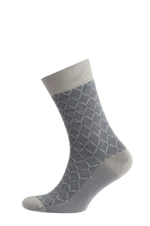 D'S Damat Erkek Bambu Çorap Baklava Gri 40-44 - 4