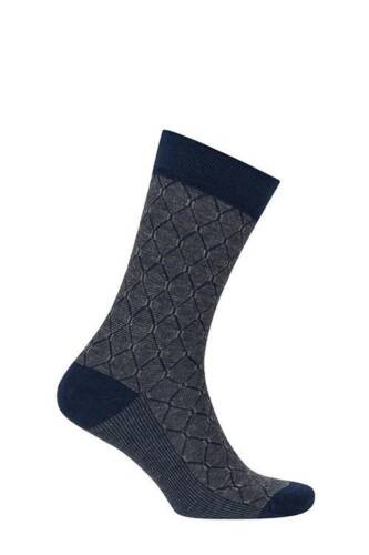 D'S Damat Erkek Bambu Çorap Baklava Lacivert 40-44 - 4