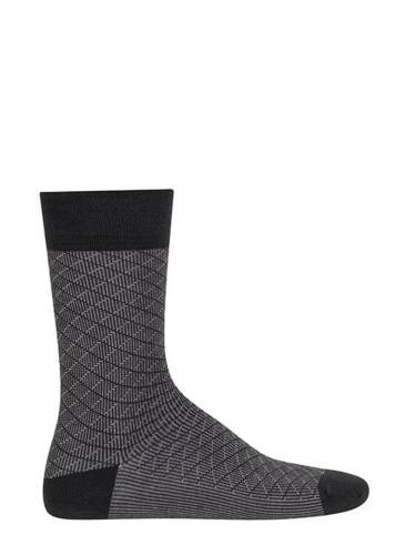 D'S Damat Erkek Bambu Çorap Çapraz Desen Antrasit 40-44 - 3