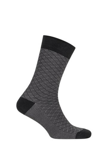 D'S Damat Erkek Bambu Çorap Çapraz Desen Antrasit 40-44 - 4