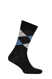 D'S Damat Erkek Ekose Çorap Petrol 40-44 - 4