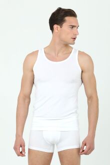 D'S Damat Erkek Mikro Modal Atlet Boxer Takım Kutulu Damat Sandığı Çeyiz Seti Beyaz - 2