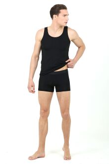 D'S Damat Erkek Mikro Modal Atlet Boxer Takım Kutulu Damat Sandığı Çeyiz Seti Siyah - 3