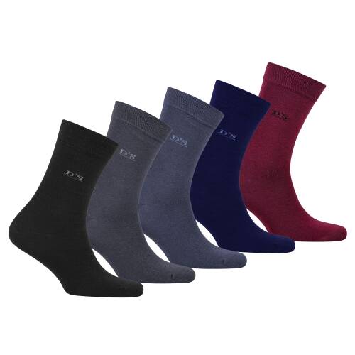DS Damat Erkek Pamuk Çorap Basic 5'li Paket - 1