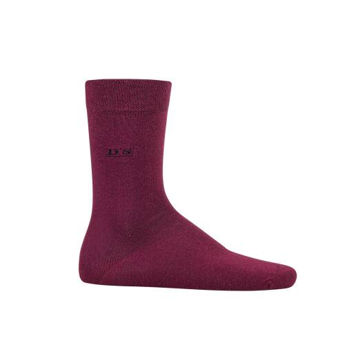 DS Damat Erkek Pamuk Çorap Basic Bordo - 2