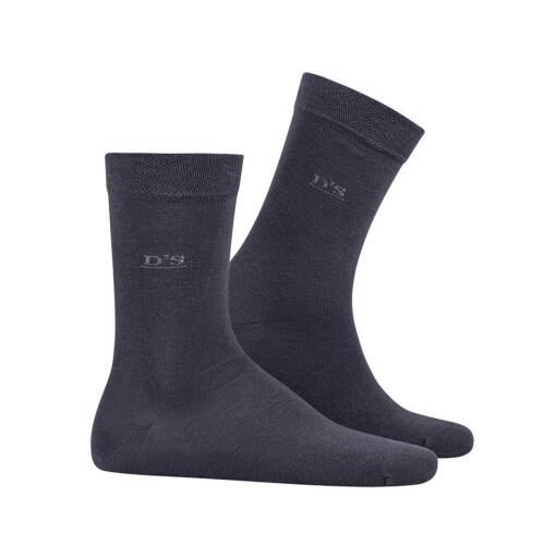 DS Damat Erkek Pamuk Çorap Basic Füme - 1