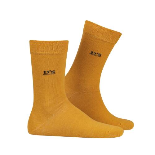 DS Damat Erkek Pamuk Çorap Basic Hardal - 1