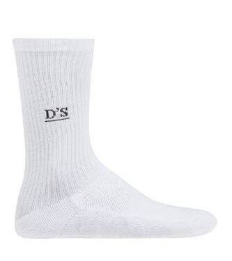 D'S Damat Erkek Spor 2 li Çorap Siyah-Beyaz 40-44
