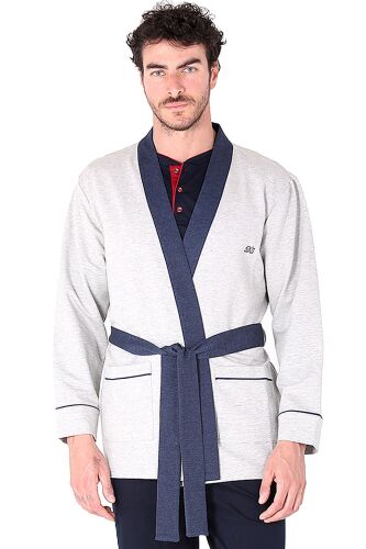 D'S Damat Erkek Uzun Kollu Cepli Kuşaklı Rob Sports Robdöşambr Grimelanj - 1