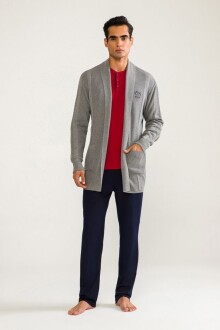 D'S DAMAT Robe Housewear Grey