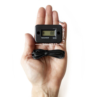 DT1110 Dijital 2 Zamanlı Motor Takometre Saat Ölçer Rpm - 4